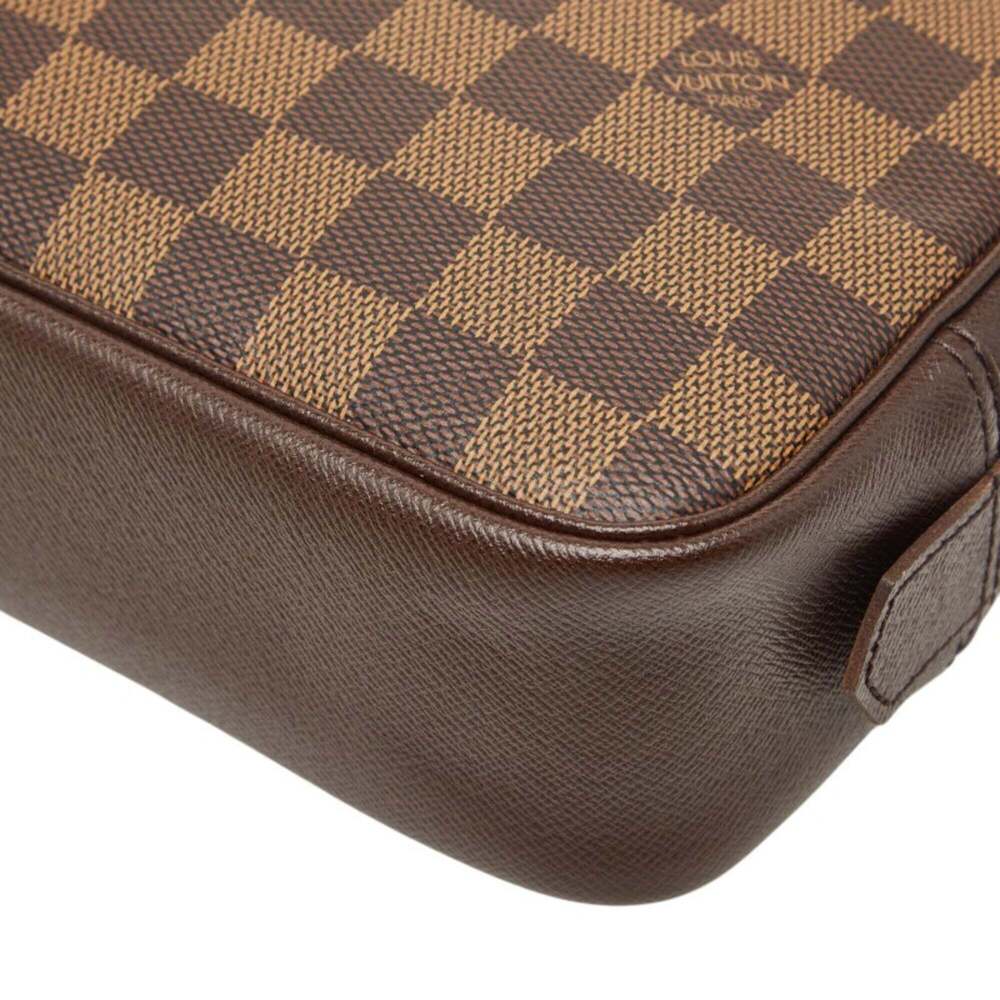 LOUIS VUITTON Brown Damier Pouch - Picture 4 of 12